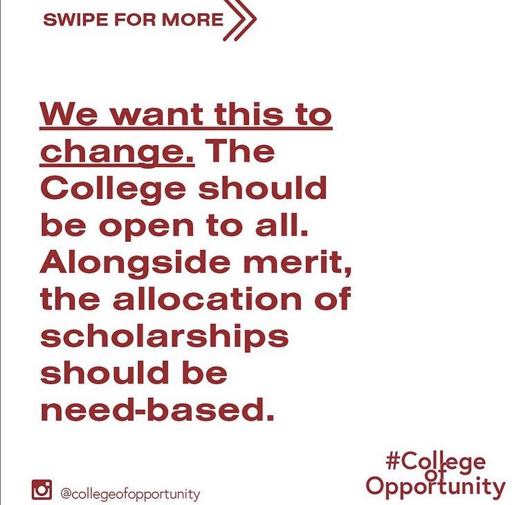 fernando_99frs's tweet photo. The excellence of the @collegeofeurope depends on its students.

Check out the #CollegeofOpportunity campaign launched by the @coe_pes for greater access to need-based scholarships. Follow us on IG too!

Meritocracy means nothing if equality of opportunities is not assured. https://t.co/GH0Buj8WcJ