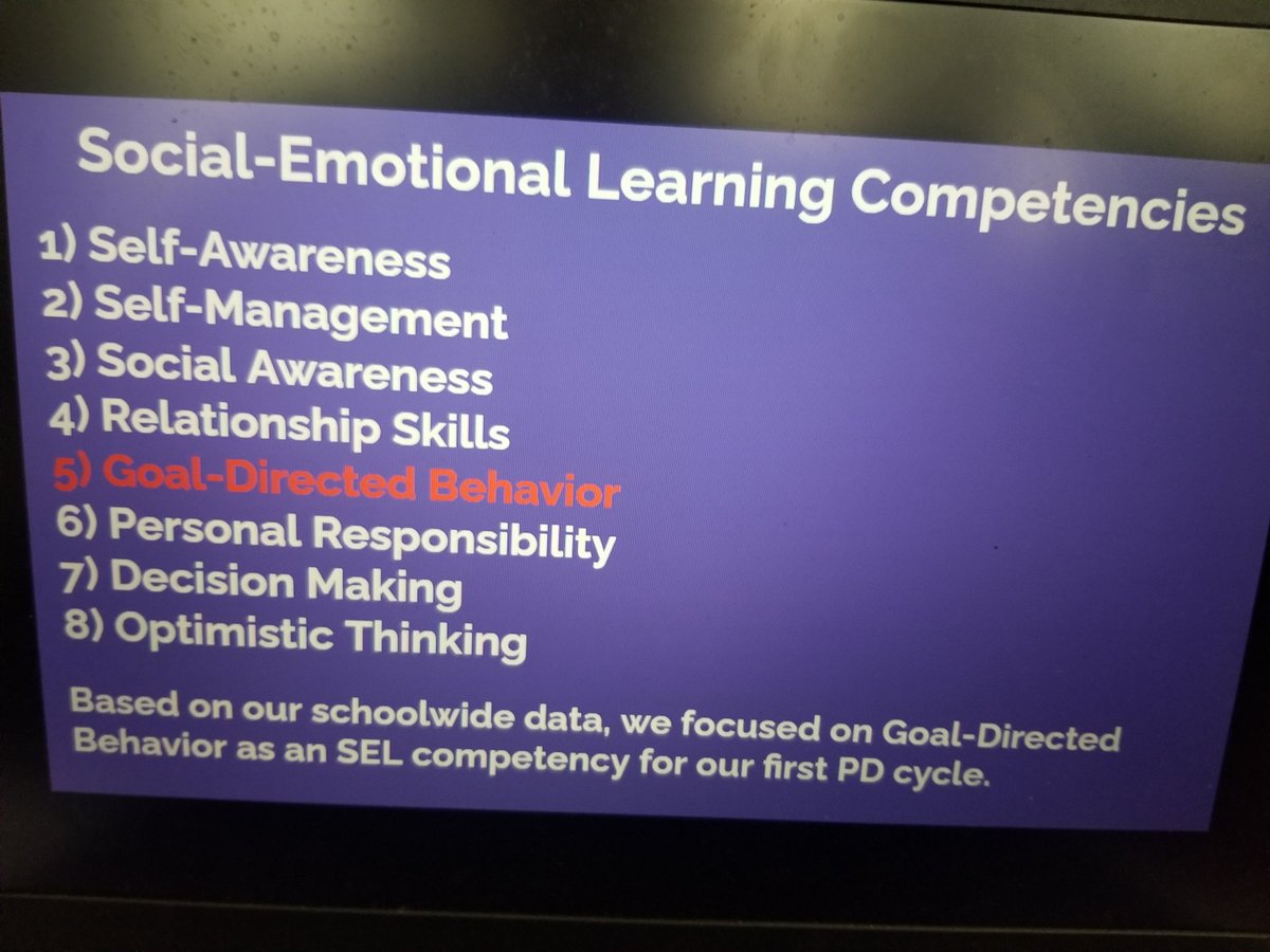 Dreyfus49's tweet image. We are in Week 4 of aligning our discussion protocols with #SEL Goal Directed Behaviors,under the guidance of Mr. Mehmedovic and the LIT team.Right in time for #SELday,our staff completed a reflection during morning PD. @OEAnyc @SIBOD31 @DrMarionWilson @DrDeniseDAnna @CChavezD31