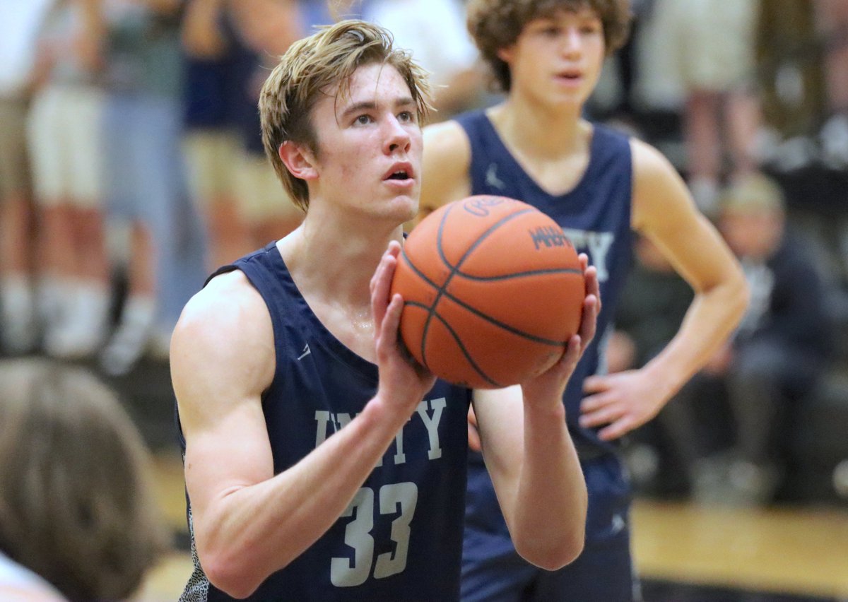 The OK Blue All-Conference boys basketball team. 
Unity Christian (21-1) won the OK Blue with a 14-0 record. 
Voted on by the coaches and based on stats in conference games only.