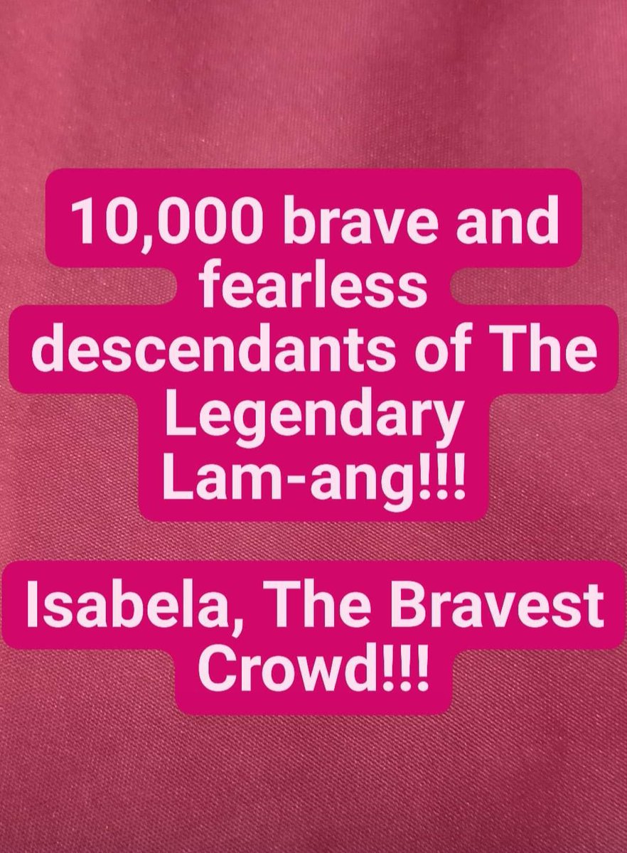 kapengpeejay's tweet photo. #AwanTiSolidNorth
#IsabelaisPink
#IsabelaParaKayLeniKiko
#Echague https://t.co/qE9C0w6cy1
