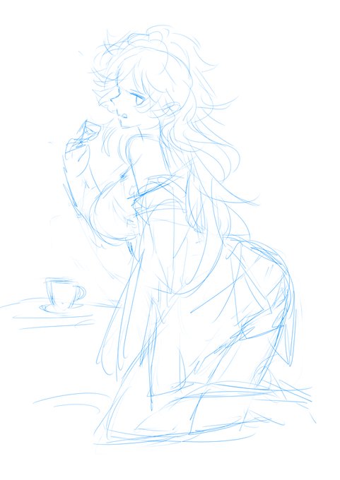 差し入れ御礼用のアイリーンラフ 