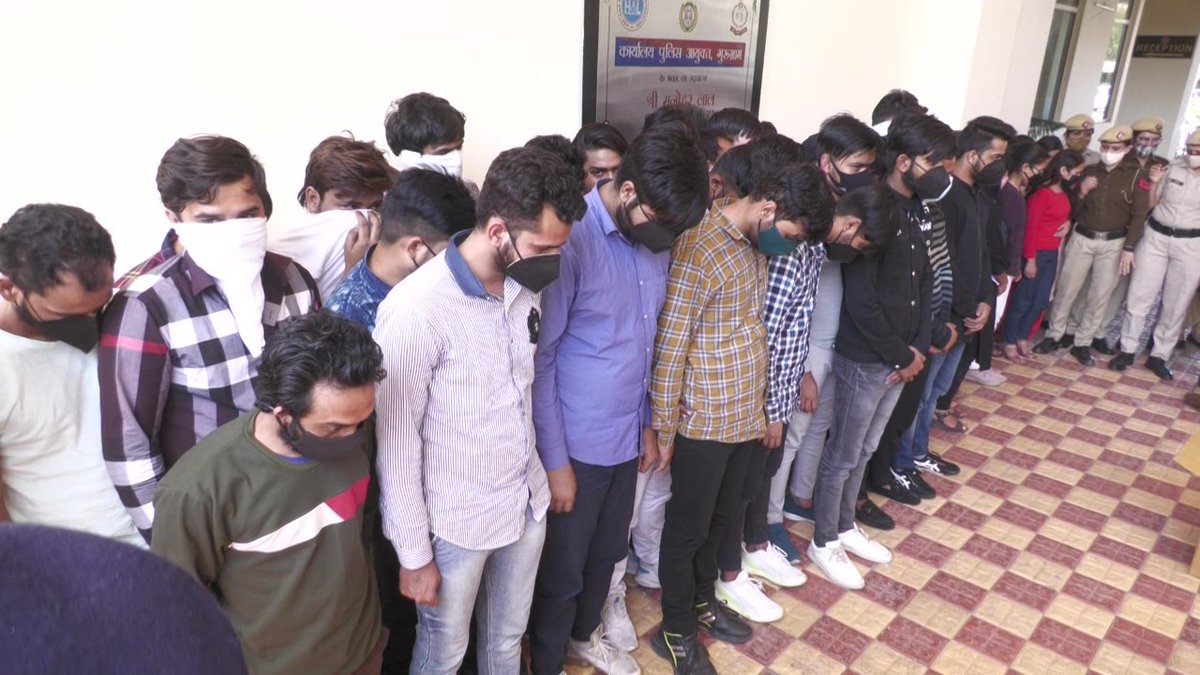 #Online चाईनीज व अन्य लोन ऐप के द्वारा दिए गए लोन के रुपये की रिकवरी करने के नाम पर लोगों की (अश्लील) फोटो को Morph करके उन #फोटो को उनके जानकारों पास व्ट्सएप के माध्यम से भेजकर वसूली करने वाले फर्जी कॉल सैन्टर का #cyberpolicestation,गुरुग्राम की पुलिस टीम ने किया भंडाफोङ।