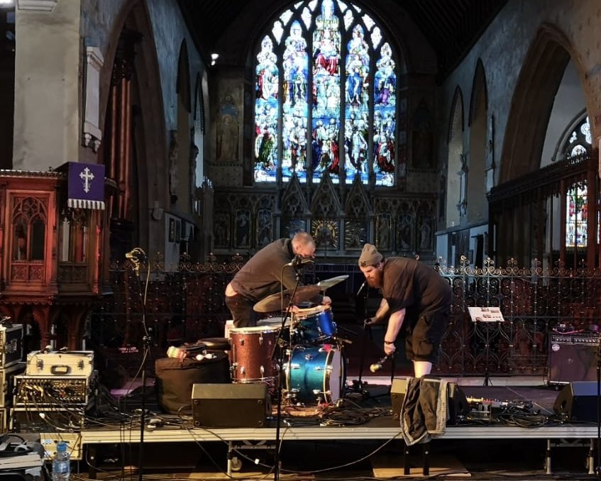 Setting up for this evenings adventure…