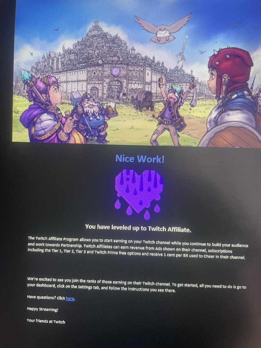 Sim1dy's tweet image. Guess who just got affiliated #fyp #smallstreamer #affiliate #twitch #minecraft #dsmp