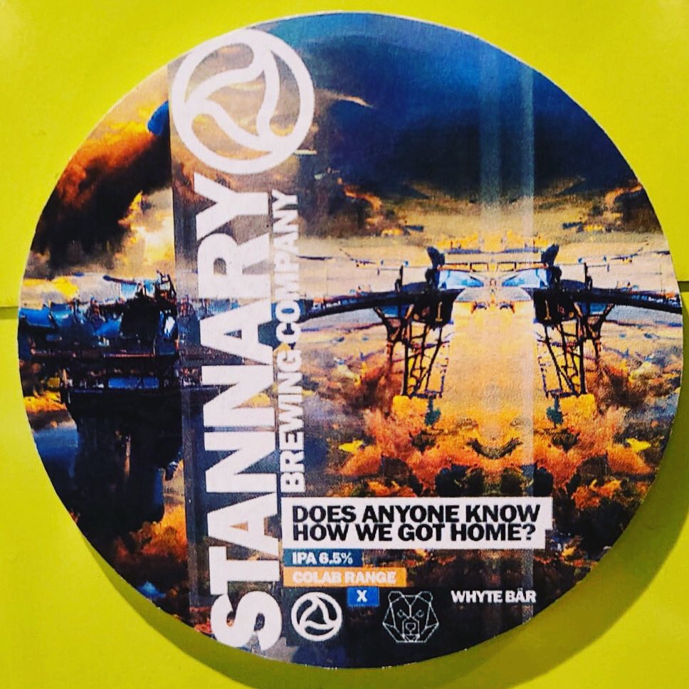 thehoptimist1 (@the_hoptimist1) on Twitter photo New on tap from <a href="/stannarybrewing/">Stannary Brewing Co.</a>
-Does Anyone Know How We Got Home? 6.5% IPA w/ @whytebarbrewing
#craftbeer #craft #ale #beer #beerporn #craftnotcrap
#beertime #beertography #IPA #Guiseley #craftbeernotcrapbeer
#beergeek #beerlife #beerlove #beernerd #beerpics #beersnob New on tap from <a href="/stannarybrewing/">Stannary Brewing Co.</a>
-Does Anyone Know How We Got Home? 6.5% IPA w/ @whytebarbrewing
#craftbeer #craft #ale #beer #beerporn #craftnotcrap
#beertime #beertography #IPA #Guiseley #craftbeernotcrapbeer
#beergeek #beerlife #beerlove #beernerd #beerpics #beersnob