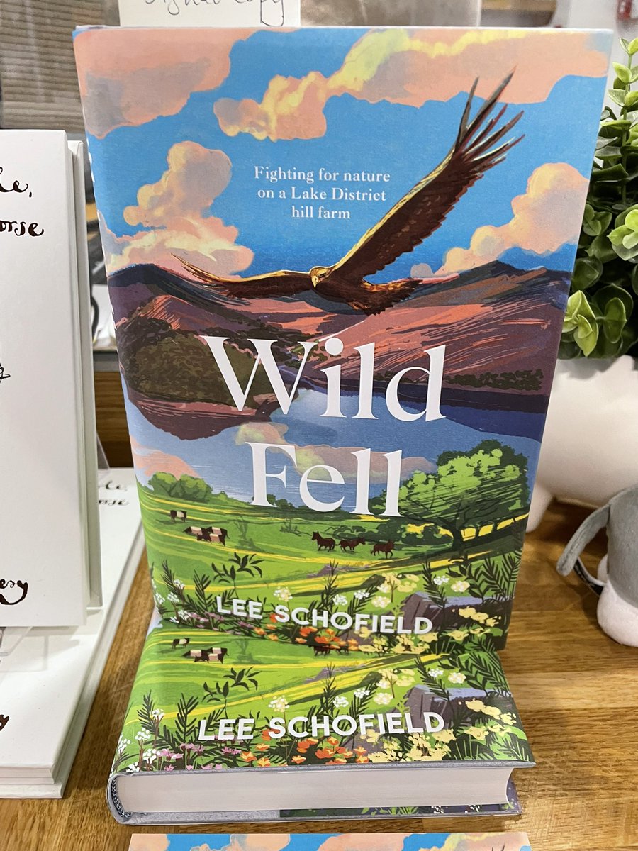 Thanks @leeinthelakes @DoubledayUK for popping in to sign a good pile of Wild Fell this afternoon it’s been selling well since publication, let us know if you’d like a copy @put_kettleon was in the right place at the right time to get one too.