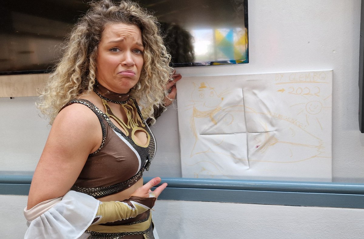 BAndrew_85's tweet photo. @W_Resurgence poor @ClementinePrWr.. She only wanted to draw.. Still WAS a HECK of a match to end #ShowOne of #IronWomen.. Ntm it gave us #ARTBreak lol 💔💪👍 https://t.co/9BKZ31lKjf