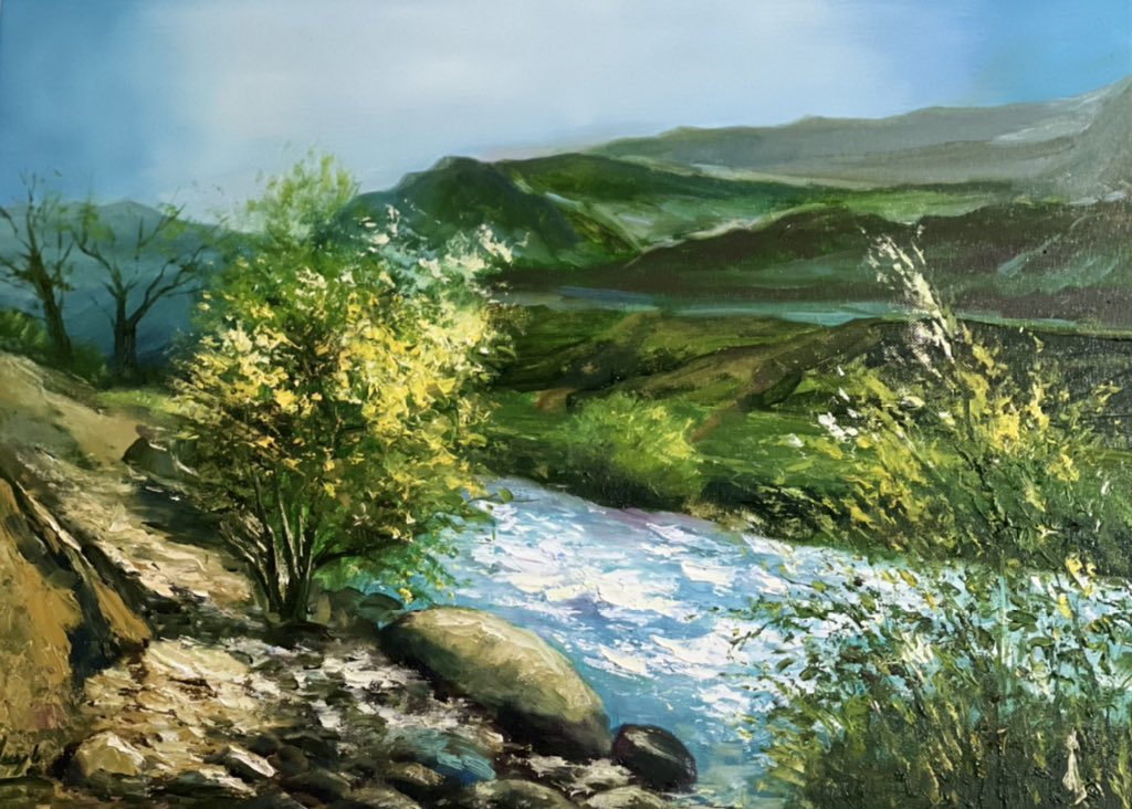 Elid_33's tweet image. My new collection coming soon on #tez 
 My hand-painting with oil colored🎨🥰
#CleanNFT  #painting #NFTCommunity #nftwomen