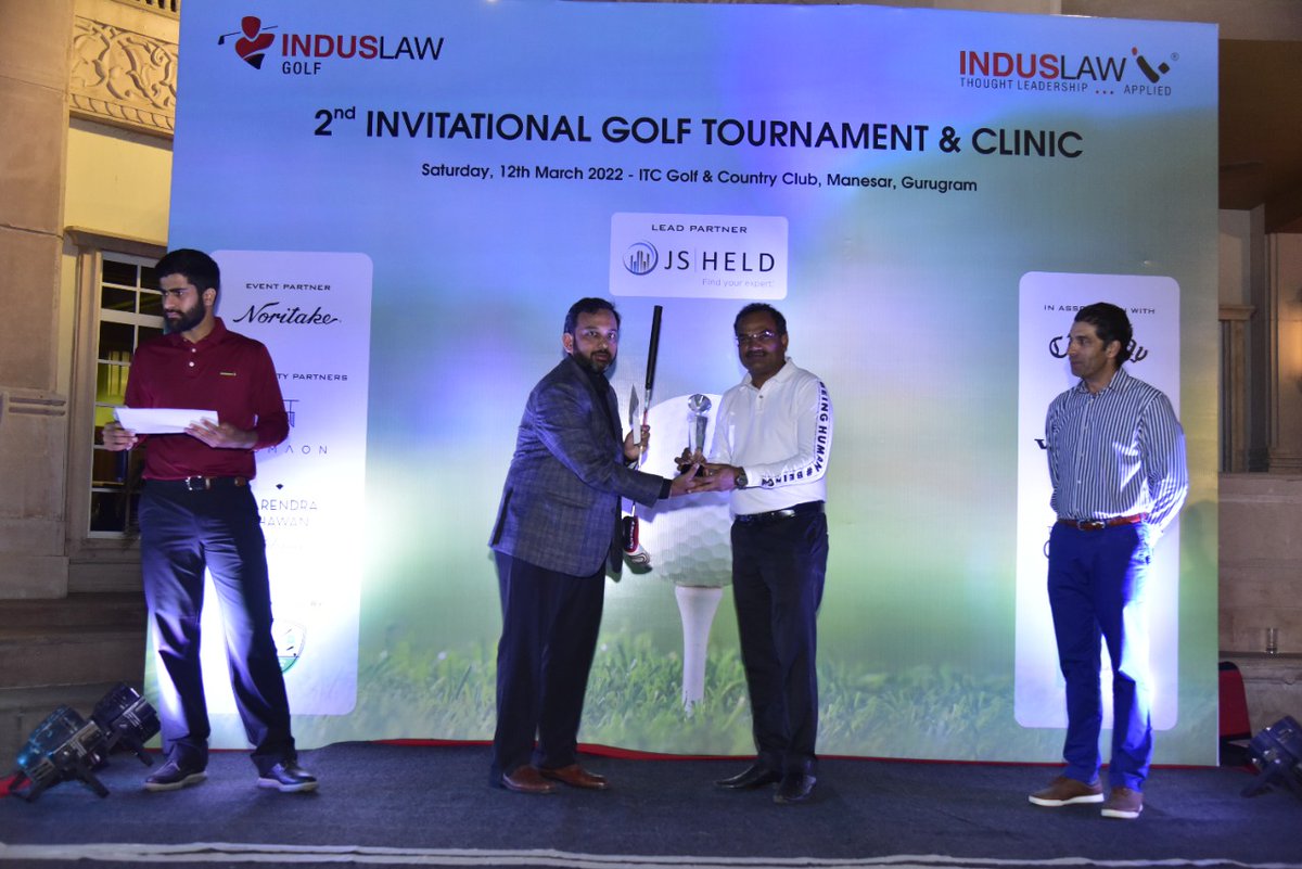 IndusLaw's tweet photo. A day full of fun &amp; excitement, concludes with cocktails and prize distribution! It was wonderful to meet &amp; reconnect with our colleagues &amp; friends! 
Thank you all for being there. 
 #JSHeld @noritakeindia #TheKumaon #NarendraBhawan @volvocarsin @CallawayGolf @MONISHBINDRA #IGPN https://t.co/TMW69I66Vo