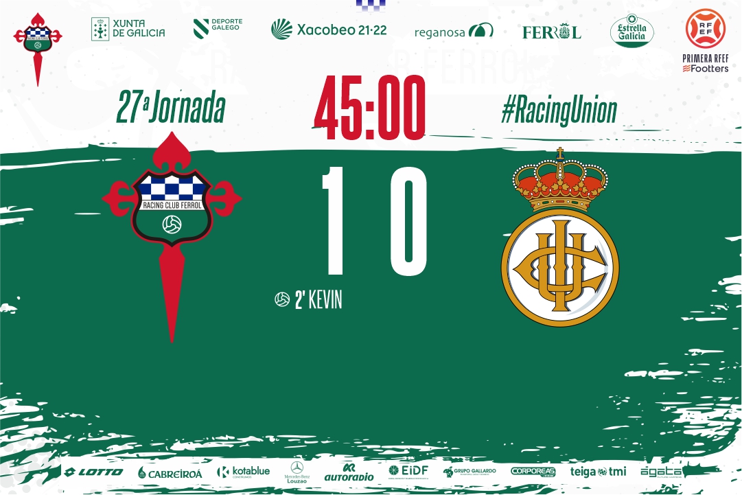 racingferrolsad's tweet photo. 1⃣⏸️⏱️4⃣5⃣ | 1-0 | Tiempo de descanso en A Malata. Primera parte de dominio alterno, pero las mejores ocasiones fueron para nuestros jugadores. Nos vamos con ventaja en el marcador #RacingUnion #PrimeraRFEFootters https://t.co/fLHPwlT0MH