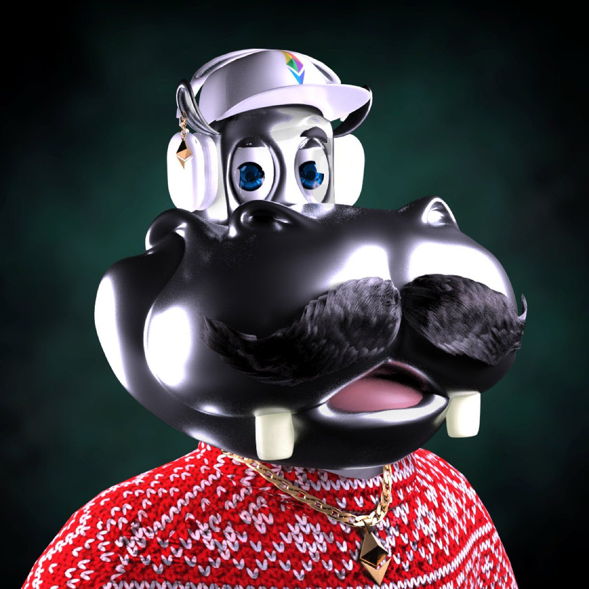 Hipposmetaclub's tweet photo. What is Hippo listening to?

#HipposMetaClub
#NFT #NFTs #NFTCommunity https://t.co/DMrmHWXe9M