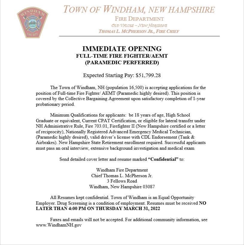 WindhamFD's tweet image. Come join us!