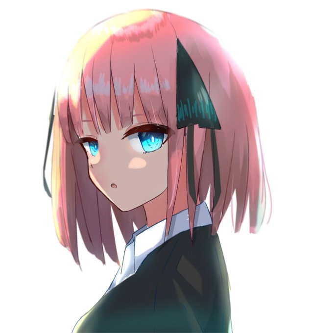 ざさんがTwitterに投稿した中野二乃(五等分の花嫁)のイラスト。