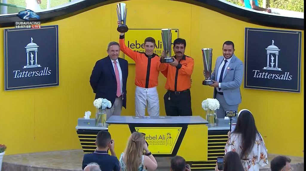 Tattersalls (@tattersalls1766) on Twitter photo Tattersalls were delighted to be at <a href="/JebelAliRC/">Jebel Ali Racecourse</a> for our inaugural sponsorship this year. Many thanks to <a href="/MohamedAlShahi/">محمد سعيد الشحي</a> and <a href="/JosephBurkeIRE/">Joseph Burke</a> for all the help. 👏👏 #TattsOnTour Tattersalls were delighted to be at <a href="/JebelAliRC/">Jebel Ali Racecourse</a> for our inaugural sponsorship this year. Many thanks to <a href="/MohamedAlShahi/">محمد سعيد الشحي</a> and <a href="/JosephBurkeIRE/">Joseph Burke</a> for all the help. 👏👏 #TattsOnTour