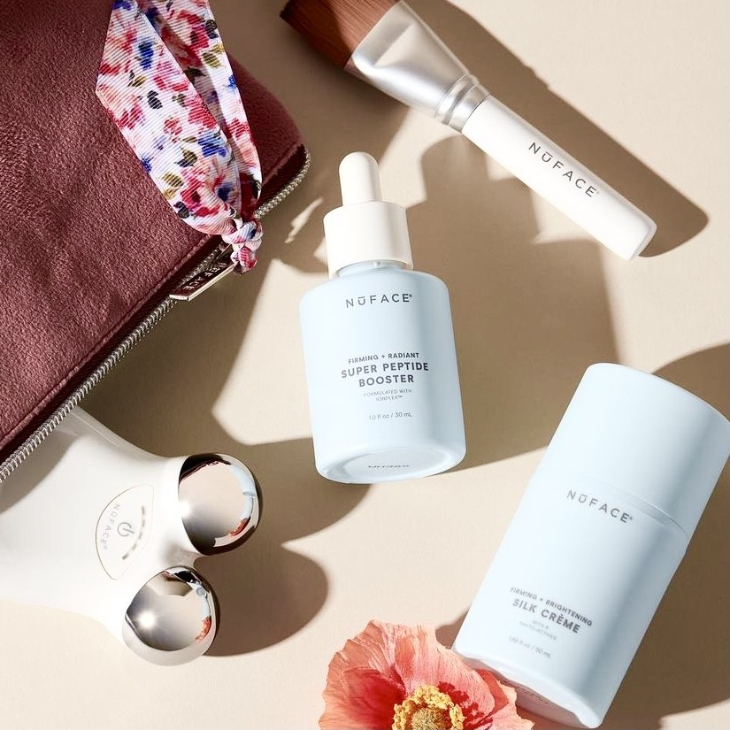 ✨NEW at @dermstore, The @mynuface Trinity Supercharged Skincare Routine ✨​ ​Complete with Super Peptide Booster, Silk Creme Activator, Clean Sweep Brush and Trinity Device, this set takes your lift to the next level!​ ​To shop what else is ✨New In✨ check out our