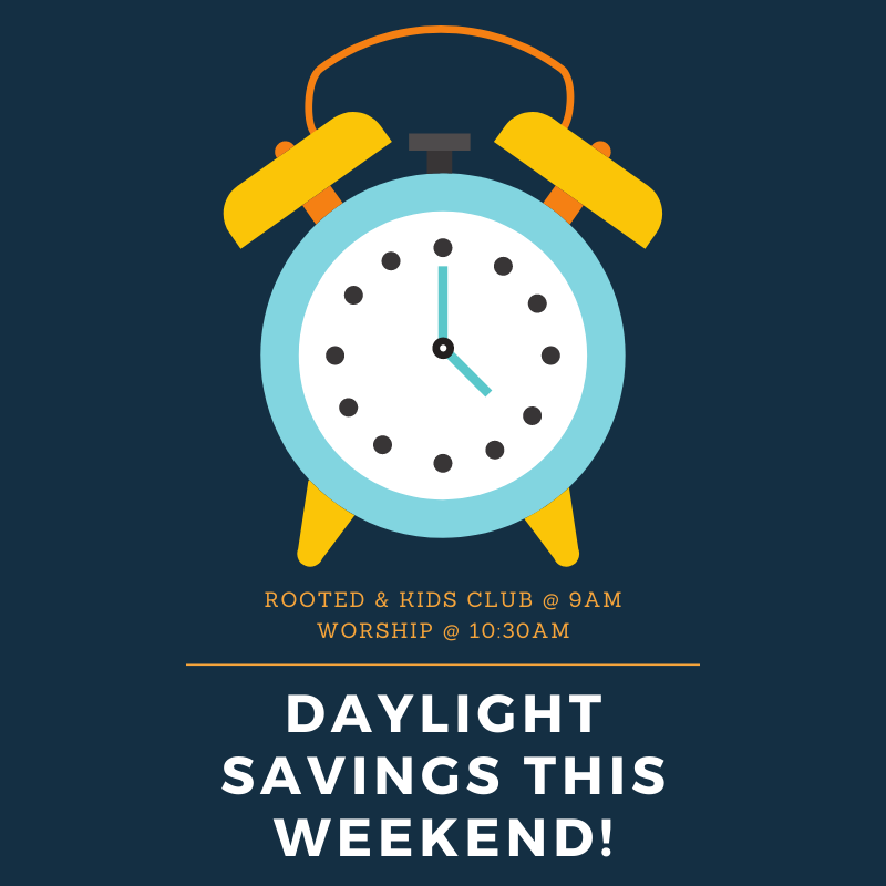 cpc_fairfield's tweet photo. Don't forget to spring forward! Our Rooted Discipleship Class and Kids Club are at 9:00am and Worship begins at 10:30a tomorrow morning. See you then! https://t.co/K7TAToXxqK