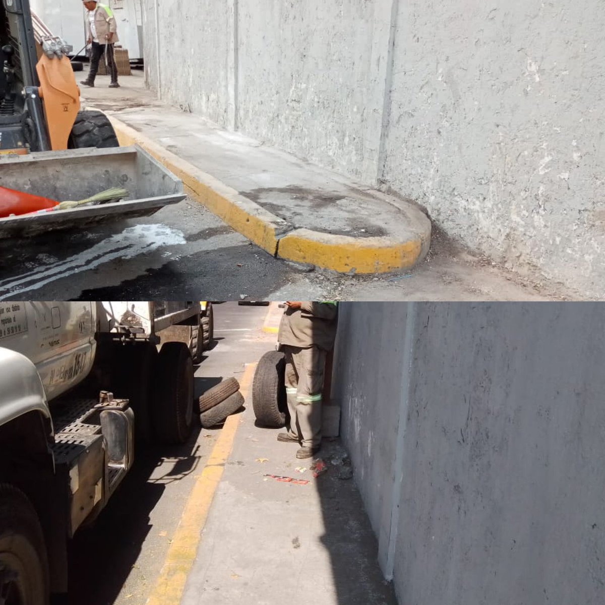 AlcCuauhtemocMx's tweet photo. Por la mañana realizamos: 
✔️ Retiro de 8 m3 de #llantas y 7 m3 de #triques en bodega de #BajoPuente de Vía Pública, en 📍 Parque Vía y Circuito Interior, #ColoniaCuauhtémoc. https://t.co/KrYSJp38Gb