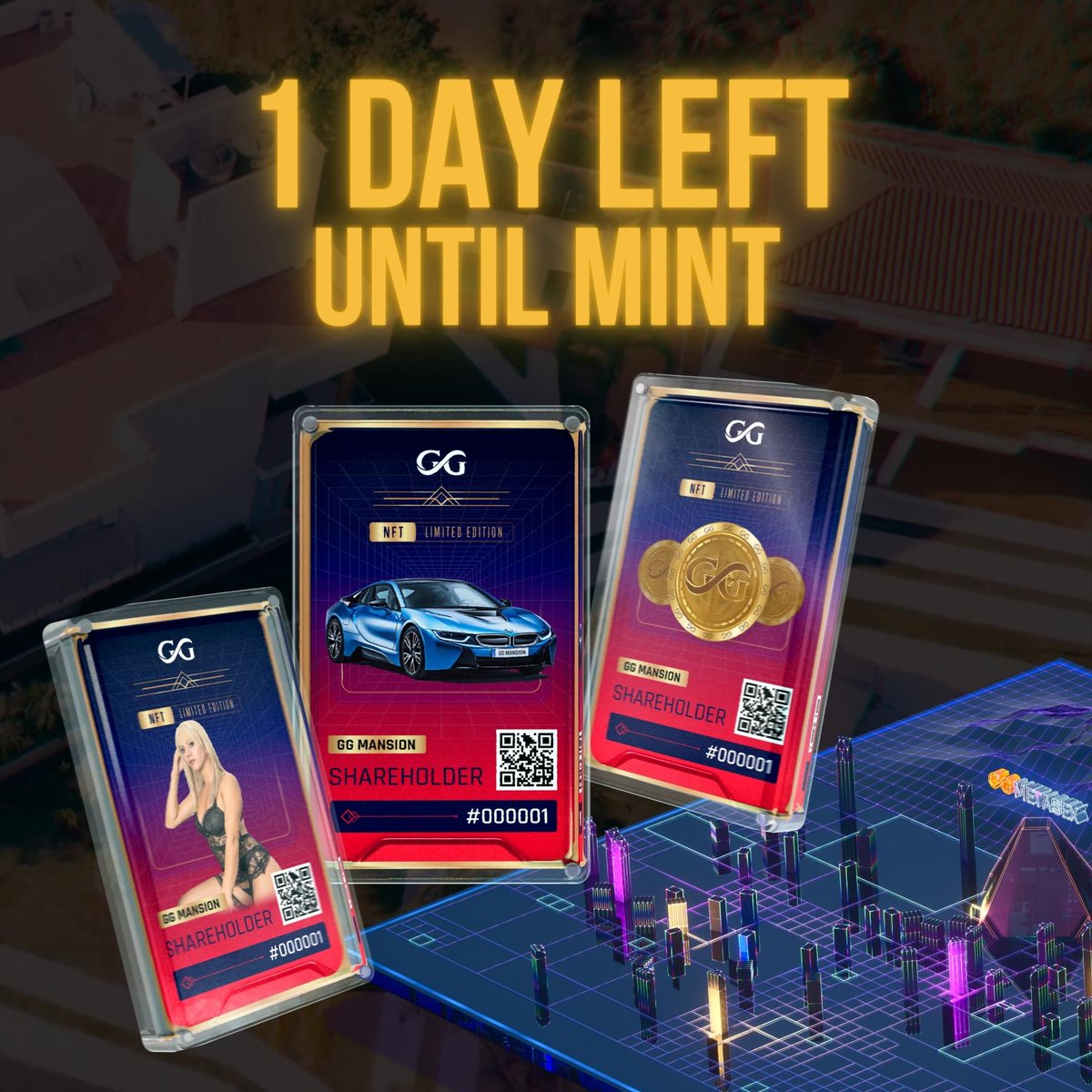 1 day until mint!

Join our discord channel to get whitelisted! ➡ discord.gg/YzhHnzzQc2

#NFT #NFTCommunity #Metaverse #NFTCollectors #AdultNFT