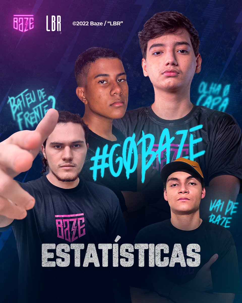bazegmg's tweet photo. Salve lendas! Como vocês estão? Hoje é dia de ver como os nossos meninos estão mandando MUUUUUITO bem na LBR Season 5.
Corre lá no nosso Instagram e confere os números dos nossos meninos.
https://t.co/gW4wsxQFue
#GOBAZE https://t.co/oFqMaf5H0D