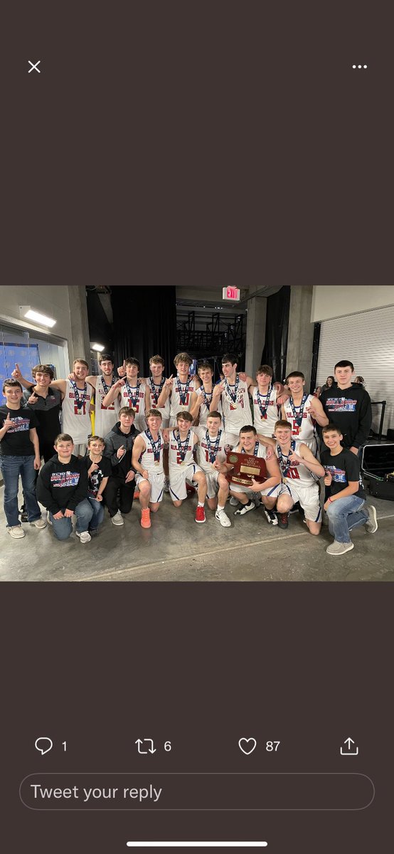 KingBriceking17's tweet photo. What a special week for HLHF schools and the communities of Humphrey and Lindsay. Class C2 boys and D1 girls STATE CHAMPS!!!  @HumphreyPublic @mrhesse @KandeeHanzel @DAWGSx2 https://t.co/OWFurFqYV4