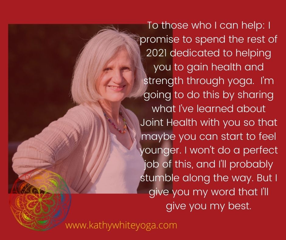 kathywhite_yoga's tweet image. I've got a way to apply a kind of WD40 to the joints, with a method that even people who hate yoga can enjoy. If you want to try it out, let me know and I'll send you the link
#kathywhiteyoga #jointrenewal #freeminicourse #kneepain #fitness