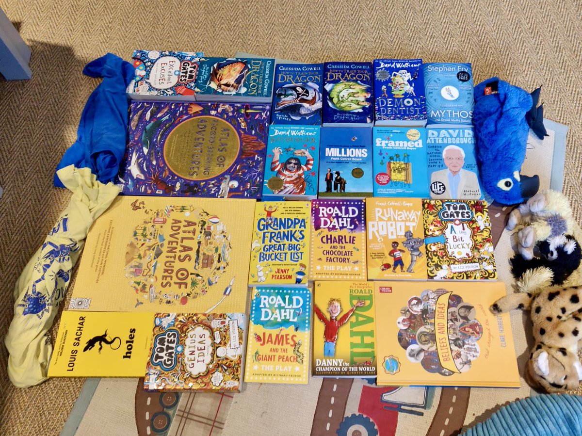 A bookish tribute by the 11yo #WeStandWithUkraine