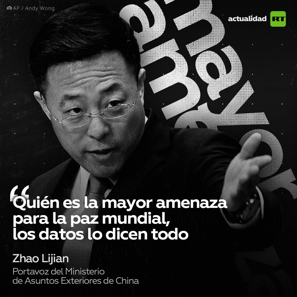 ActualidadRT's tweet photo. "Quién es la mayor amenaza para la paz mundial, los datos lo dicen todo": China compara los gastos militares de EE.UU. y del resto del mundo
https://t.co/2ffFVZ8iXk https://t.co/ULMs2W9tFT