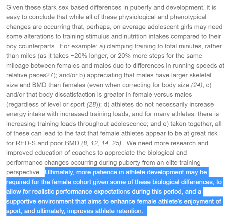 TStellingwerff's tweet photo. 1/ Coaches of developing female athletes, PLEASE READ! Great to see "How She Did It" now out @MollyHuddle &amp; @SARASLATRUNS https://t.co/Dl5ioSpOzK -I was happy to contribute a section titled "Patience Through Puberty, FULL version (not in book), now here:  https://t.co/gHhQOkR3Wd https://t.co/FRY0inE94H