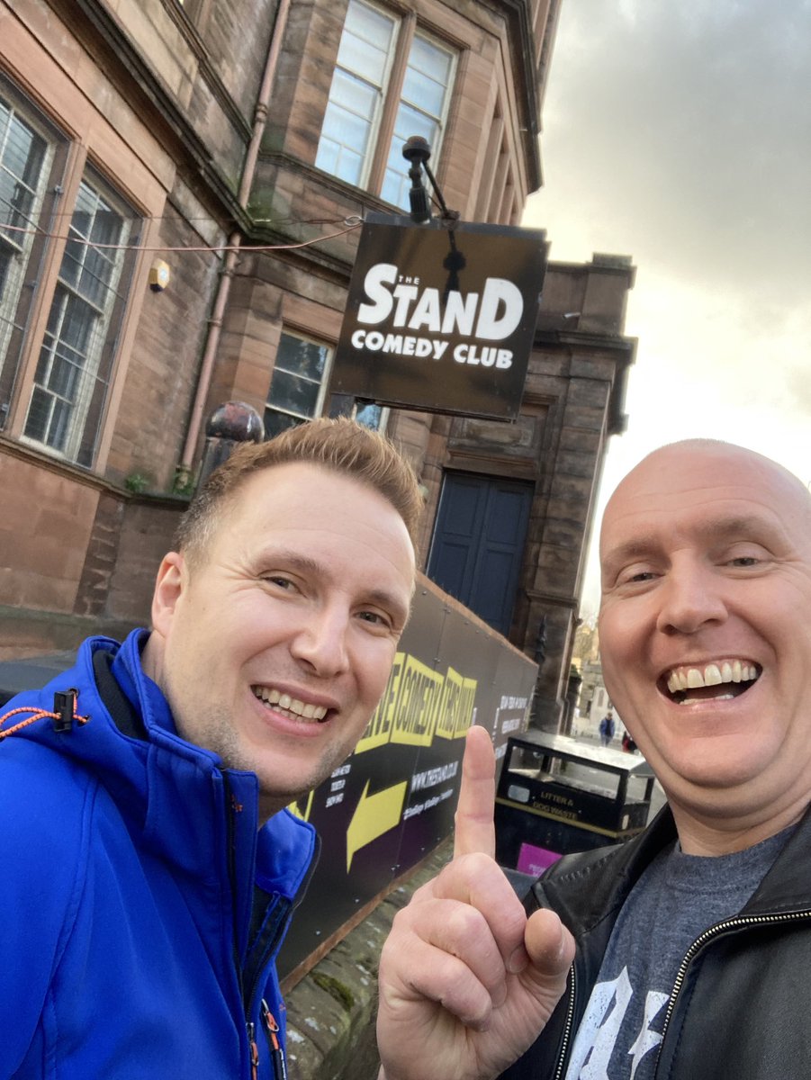 s77tux's tweet photo. First visit to @StandGlasgow to see the legendendary @marknelsoncomic… also sixth #BeerForToday with some @HarviestounBrew #Schiehallion! Who’s in charge, me or the devil?! https://t.co/lPFACrM1Yl
