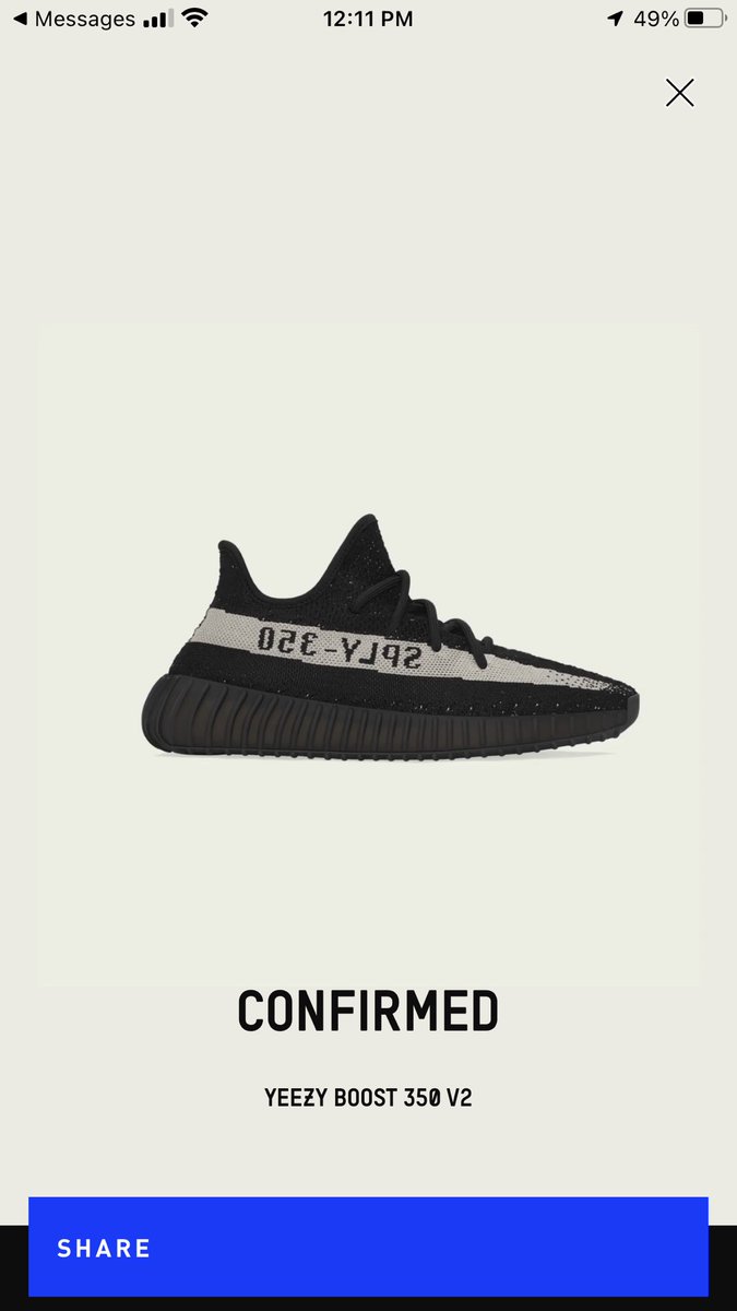 SnkrDiva413's tweet photo. Winner winner ๐ dinnnnerrrr!
Size 6 mens - canโt wait to finally rock out the core blacks ๐ฅณ!!!! #thatgal #marjsbestfriendddd https://t.co/Hshese2h2T
