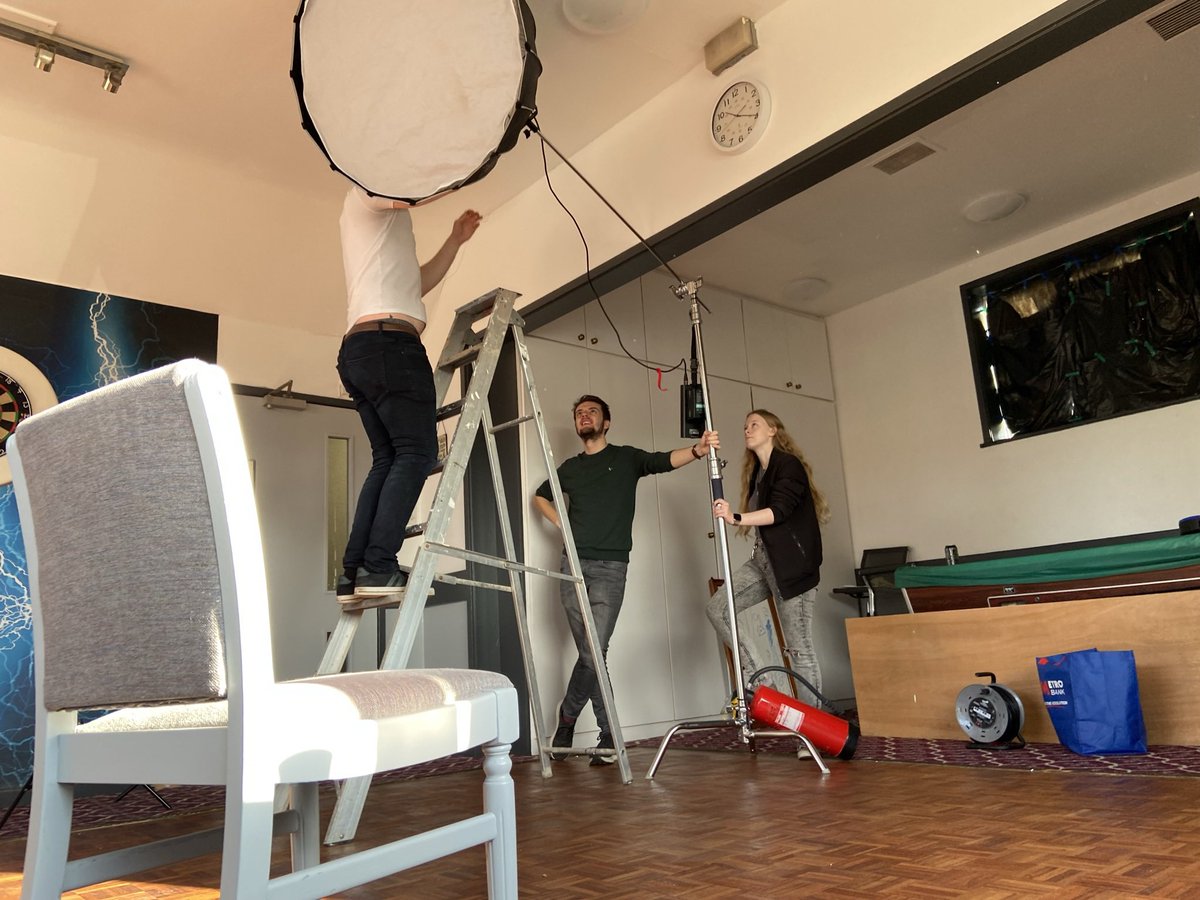 FusiologyProd's tweet photo. Our hard working crew on the set of @DespondencyTVs working none stop to make sure the set looks perfectly lit #BehindTheScenes #newseries #AmazonPrime #crew #lighting #tvcrew #despondency #MentalHealthMatters #TVSeries #production #fusiologyproductionsltd #DOP https://t.co/qq0r76D6yv