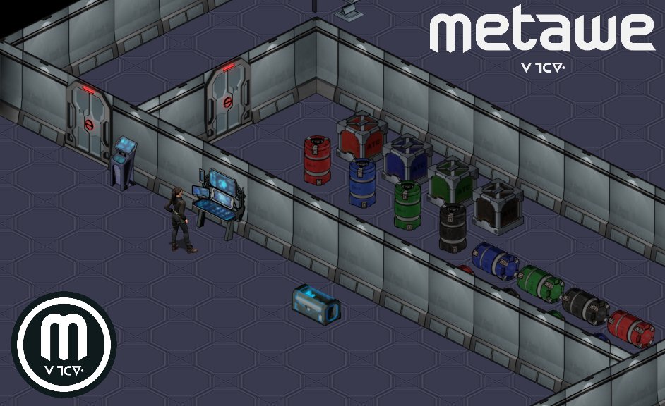 Quickly hack this terminal to unlock those doors without setting off the alarm, and then Kenora can check out what is in all of those crates. 
#screenshotsaturday #indiedev #indiegames #pcgames #rpg #crpg #indiegame #indigipunk