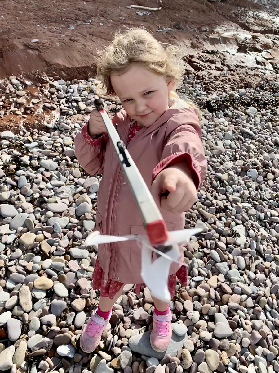StAudriesBay's tweet photo. Beach Clean, well done Elsie and Daisy, lots of recyclable items taken off the beach today 👍😊 @wcresorts #beachcleanup  #staudriesbay https://t.co/gPCpvba28w