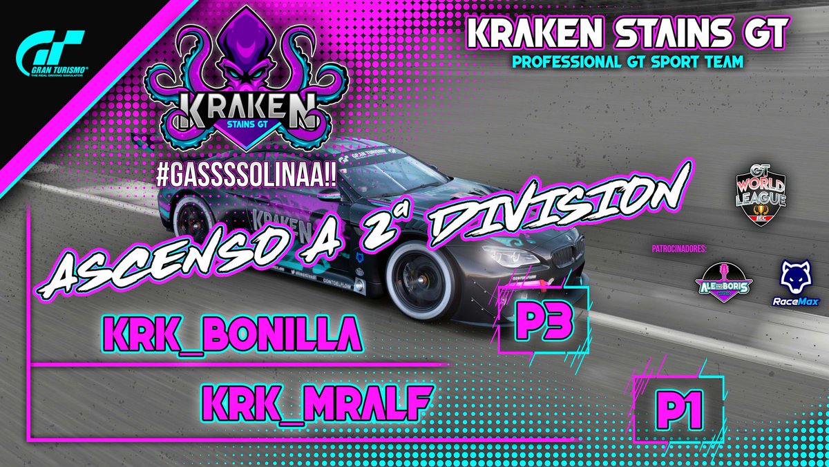 Kraken Stains GT tweet media