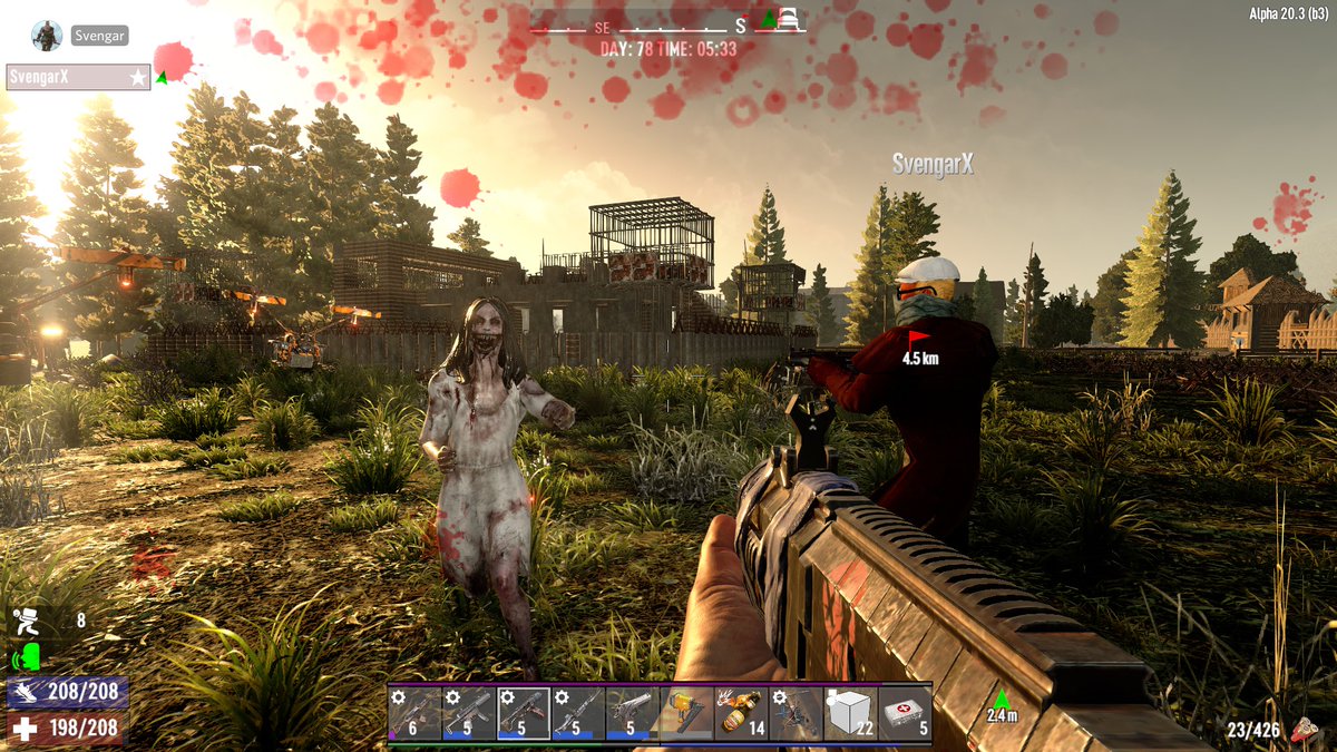 Season of the Witch

More #CoOp fun with <a href="/SvengarX/">SvengarX</a> in #7DaysToDie 

We like to kite the witch around so she can call as many #zombies as possible to kill.