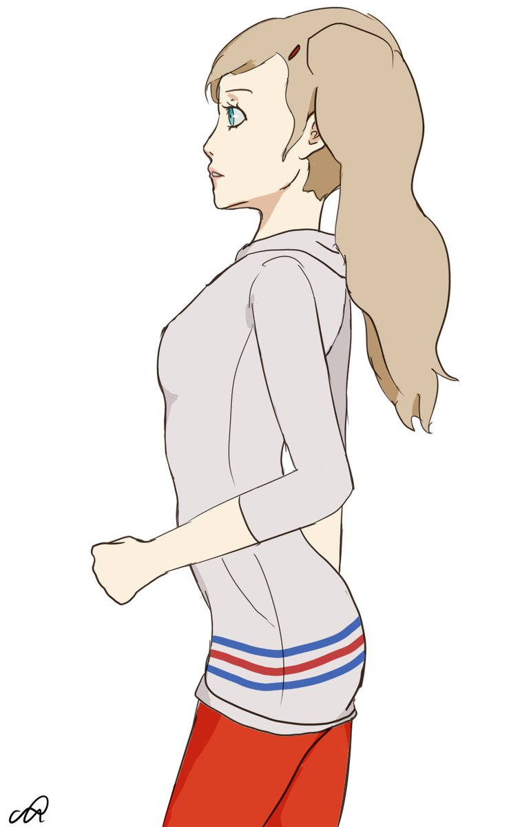 chisaipanda's tweet photo. ann sketch #Persona5 https://t.co/KGmJD6wnXV