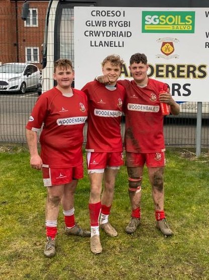 Congratulations to Morgan, Evan and Jack on their 1st team debuts today!