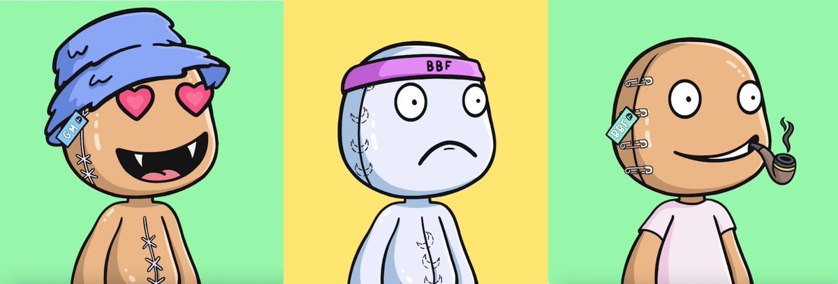 slummythedegen's tweet photo. Ngl, hadn’t heard of this project til last night &amp; now i’ve got a boyband… 

- Everyone loves an underdog story &amp; these guys just won a DMCA against Sony. 😤🎉 @beanbagfrens #NFTs https://t.co/L64JPyVGm0