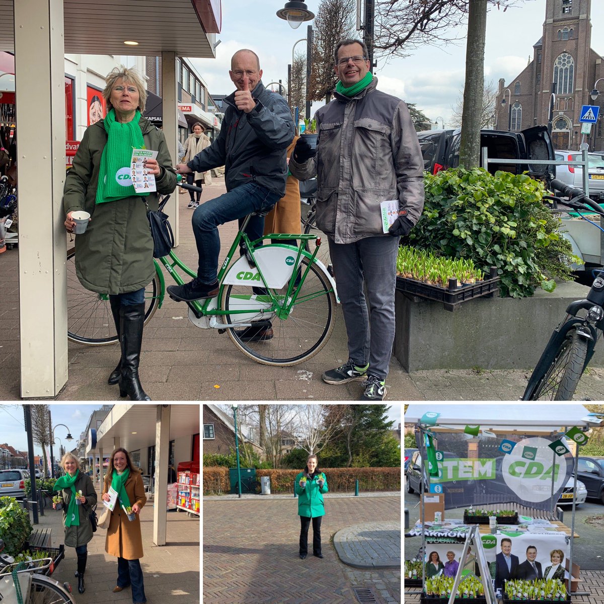 Vandaag weer volop aan het flyeren. Volgende week 14, 15 en 16 maart stemmen. Kies CDA Teylingen 💚 #gr2022 #teylingen #gemeenteraadsverkiezingen2022