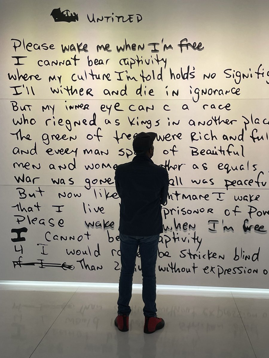 This Tupac exhibit was truly amazing. #wakemewhenimfree