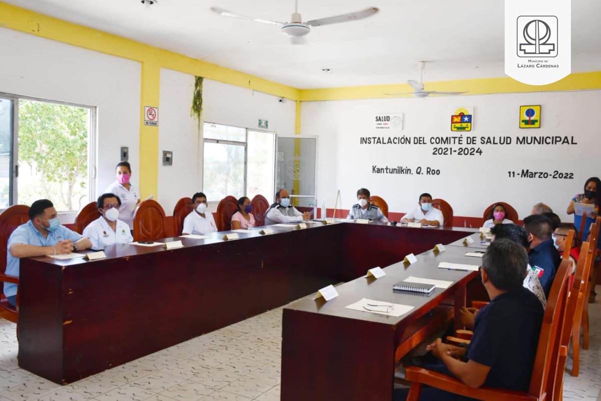 ▫️ Ayuntamiento de #LázaroCárdenas instaló el Comité de Salud Municipal 2022-2024, por lo que se firmó el acta constitutiva y se entregó el Libro de Diagnóstico de la Salud al representante del Secretario Técnico  del comite de Salud Municipal y Jefe de Jurisdicción Sanitaria No2