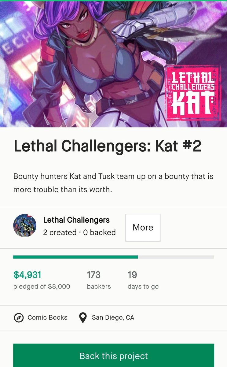 We're trying to hit 175 backers today. Please help us hit that ➡️ kck.st/3w4z9cC