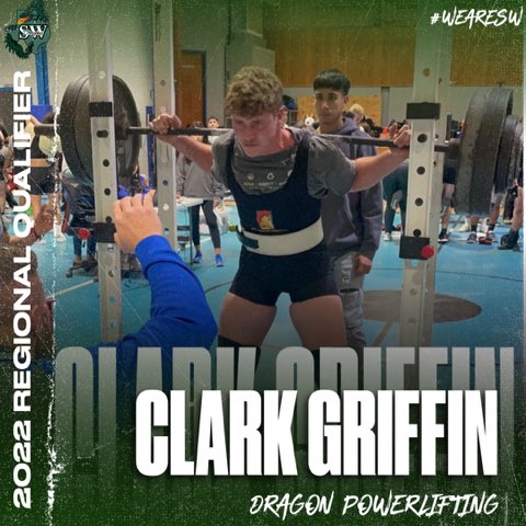 Clark Griffin just squatted 650lbs at Regionals!