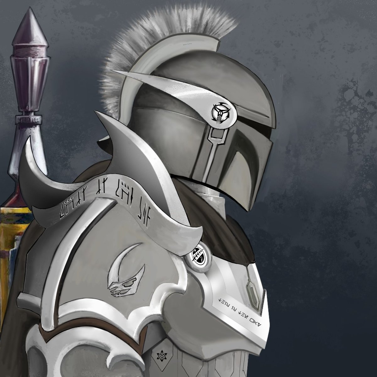 Batmat3rd's tweet photo. Hope you guyes enjoy my fanart for #KOC #knightsofchain two got selected to be part of the collection 1/1 rarity ❤️🥳 guess which ones 🧐 #fortherealm https://t.co/zqY5F2wx4p