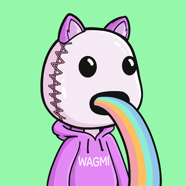 Doodle__Bop's tweet photo. Gm frens! Sick kitty here after a night of celebrating the return of @beanbagfrens to @opensea !! #beanbagfrens #BBF #BBFfollowBBF https://t.co/9ltrM6Y4bU