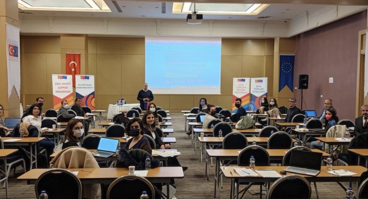 Sivil Toplum DiyaloğuVI ve Sivil Toplum Destek Programı II  Mali ve Teknik Rapor Hazırlama Eğitimi ile sağladıkları katkı için Dışişleri Bakanlığı AB Başkanlığı, Merkezi Finans İhale Birimi ve Teknik Destek Ekibine içtenlikle teşekkür ederiz <a href="/ABBaskanligi/">T.C. Dışişleri Bakanlığı Avrupa Birliği Başkanlığı</a> @cfcuturkey <a href="/sivilsektor/">Sivil Toplum Sektörü</a>