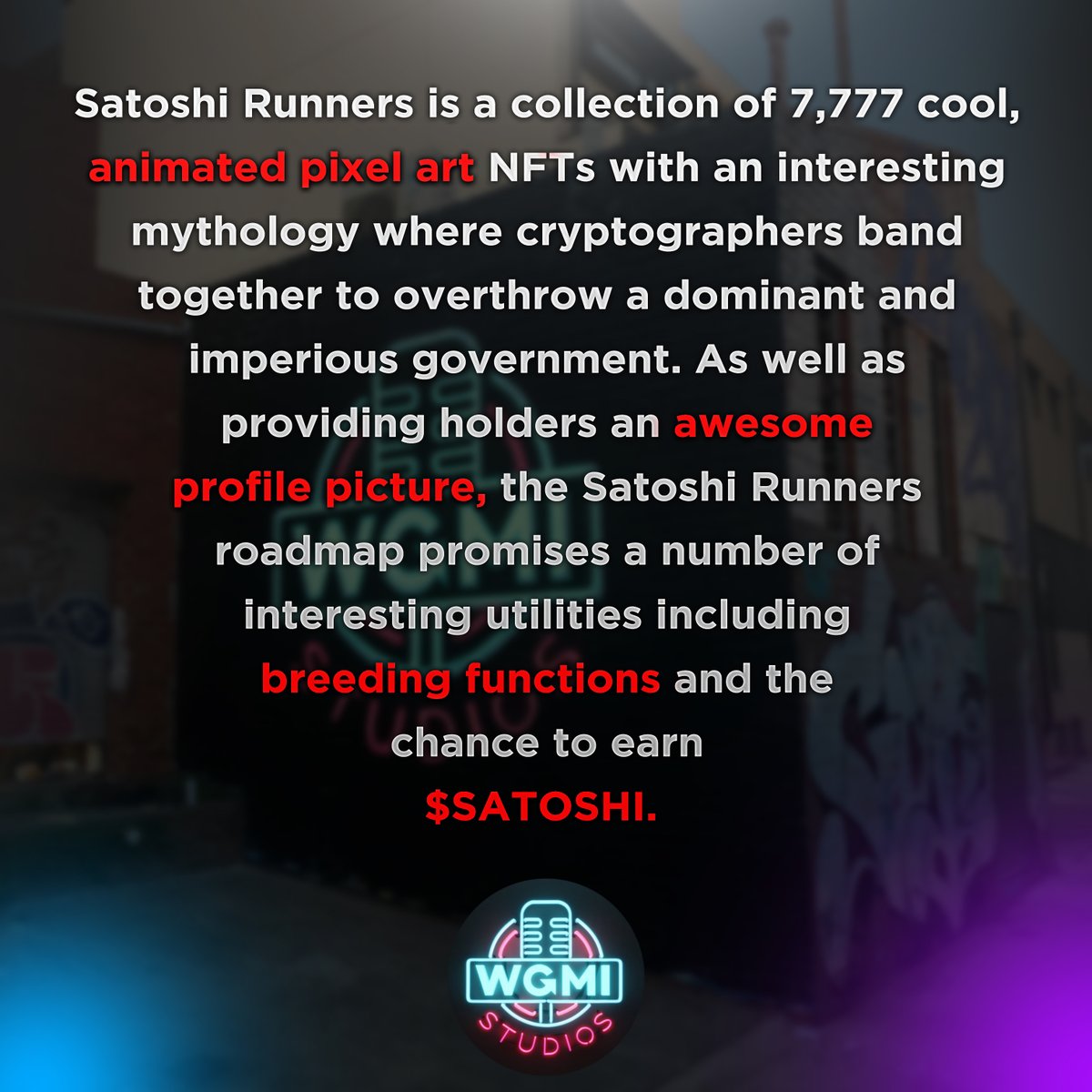 We wanted to give a special thanks to @WGMI_Studios for featuring us in their Weekly Picks 💜