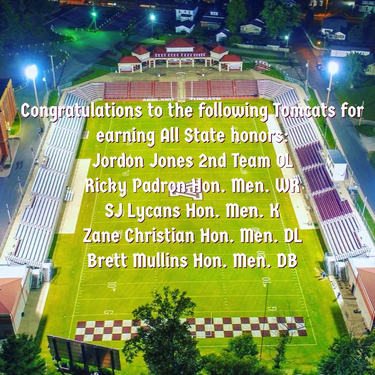 CtackettC's tweet photo. Congratulations to our Tomcats who made the AP All State teams. @JordonJJJones1 @ztchristian @enriquepadron22 @brett_2517 @Tomcat_football @Blazer_High_Ath @AshlandBlazer @AshlandRecruits @AshlandFreshman @Ashland_Schools https://t.co/N2LSZaSWbj