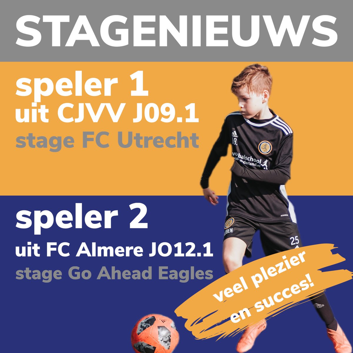 Tot nu toe zijn er 4️⃣ van onze deelnemers uitgenodigd door een BVO. Trots op al onze deelnemers, die samen trainen op hoog niveau mogelijk maken!