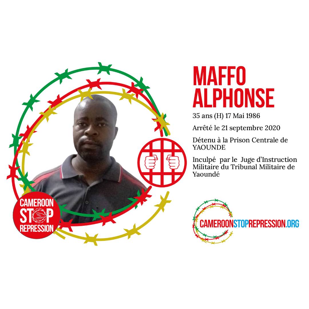 CstopRepression's tweet photo. THE REAL "CAN" NOW IN #CAMEROON : MAFFO FREEDOM VS BIYA'S DICTATORSHIP SYSTEM
Can Dictatorship system win CAN ?
No, He can't !
Can Alphonse Maffo win freedom ?
Yes, He CAN!
Make your donations on : https://t.co/qzHzxYx46Z 
#SupportForPoliticalPrisoners 
#CameroonStopRepression https://t.co/hhYOiklXrA